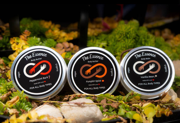 Holiday Body Butter Trio – Vanilla Bean, Pumpkin Spice & Peppermint Bark (2 oz Set)